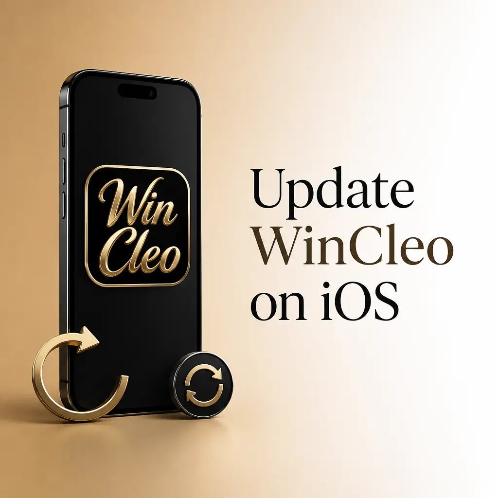 Steps to update WinCleo on iOS via browser refresh, Safari updates, and home screen shortcut reset